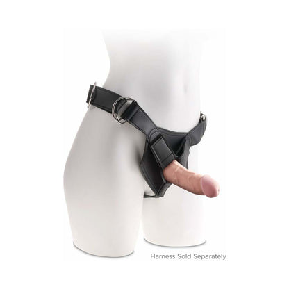 PIPEDREAM - KING COCK PLUS 6 IN. TRIPLE DENSITY COCK REALISTIC DILDO WITH SUCTION CUP BEIGE