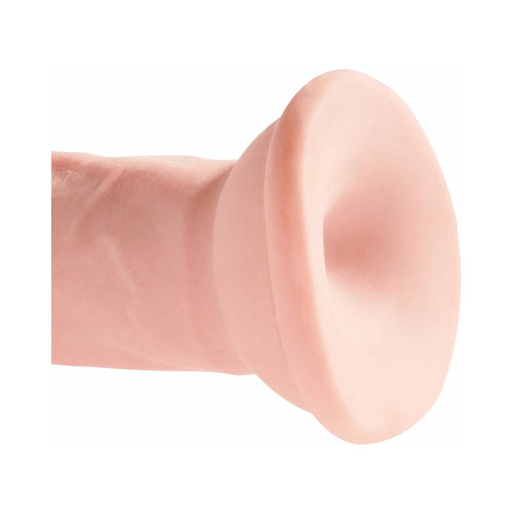 PIPEDREAM - KING COCK PLUS 6 IN. TRIPLE DENSITY COCK REALISTIC DILDO WITH SUCTION CUP BEIGE