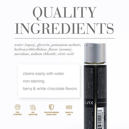SYSTEM JO - JO GELATO WHITE CHOCOLATE RASPBERRY TRUFFLE WATER-BASED LUBRICANT 4 OZ.