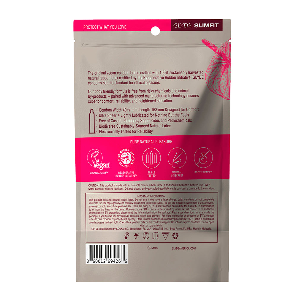 GLYDE - SLIMFIT (SNUG-FITTING) 12PK