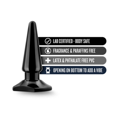 BLUSH - ANAL ADVENTURES EASY PLUG BLACK