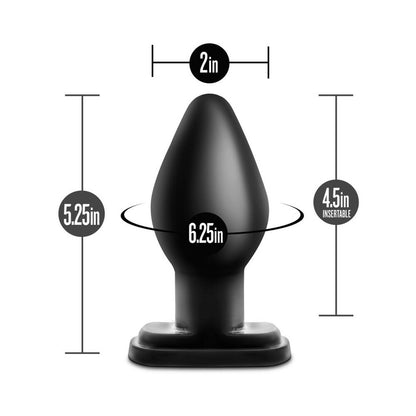 BLUSH - ANAL ADVENTURES X-LARGE PLUG BLACK