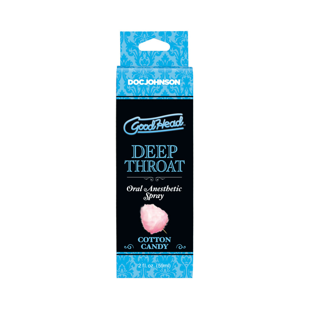 DOC JOHNSON - GOODHEAD - DEEP THROAT SPRAY - COTTON CANDY - 2 FL. OZ.