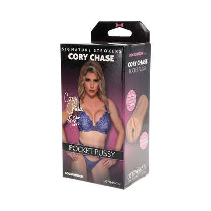 DOC JOHNSON - SIGNATURE STROKERS - CORY CHASE ULTRASKYN POCKET PUSSY VANILLA