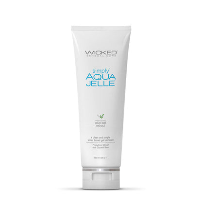 WICKED - LUBRIFICANTE À BASE DE ÁGUA SIMPLY AQUA JELLE 4 OZ.