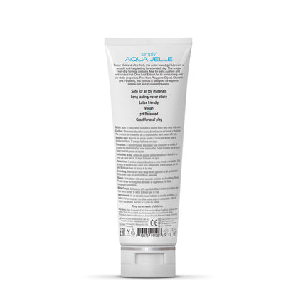 WICKED - LUBRIFICANTE À BASE DE ÁGUA SIMPLY AQUA JELLE 4 OZ.