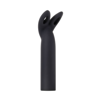 EVOLVED - VIBRADOR BULLET RECARREGÁVEL DE SILICONE FOUR PLAY E CONJUNTO DE 3 PEÇAS DE MANGA PRETO