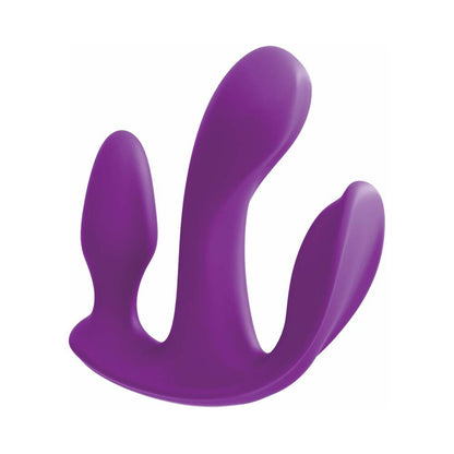 PIPEDREAM - 3SOME TOTAL ECSTASY TRIPLE STIMULATION SILICONE VIBRATOR PURPLE