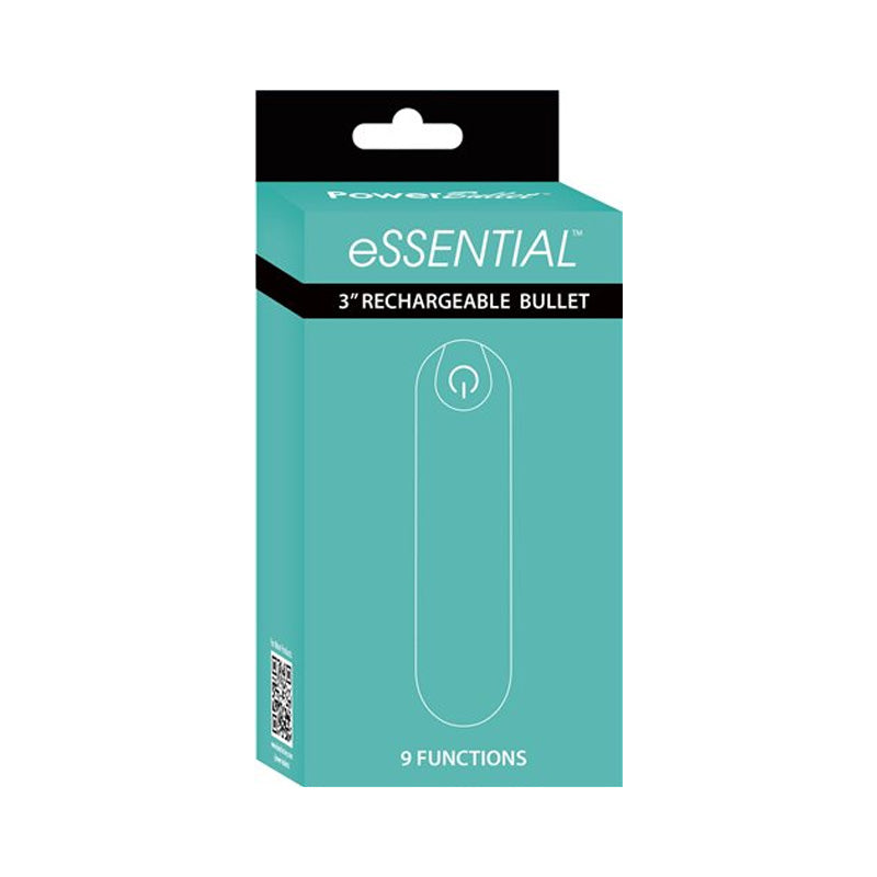 BMS - VIBRADOR BULLET RECARREGÁVEL POWERBULLET ESSENTIAL DE 3 POL.
