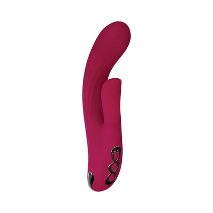 EVOLVED - RED DREAM RECHARGEABLE SILICONE DUAL STIMULATOR