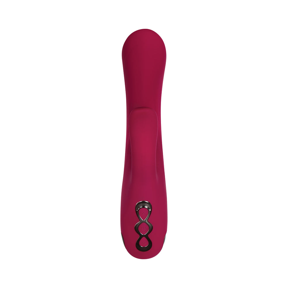 EVOLVED - RED DREAM RECHARGEABLE SILICONE DUAL STIMULATOR
