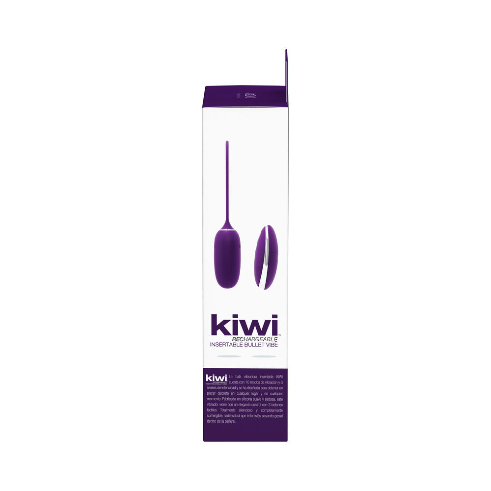 VEDO - KIWI RECHARGEABLE INSERTABLE BULLET DEEP PURPLE