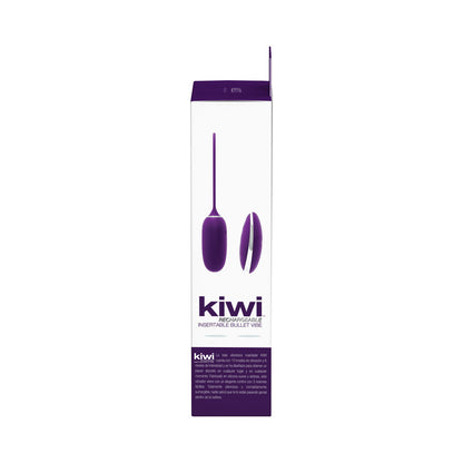VEDO - KIWI RECHARGEABLE INSERTABLE BULLET DEEP PURPLE