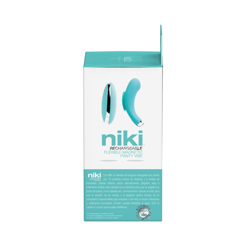 VEDO - NIKI RECHARGEABLE PANTY VIBE TEASE ME TURQUOISE