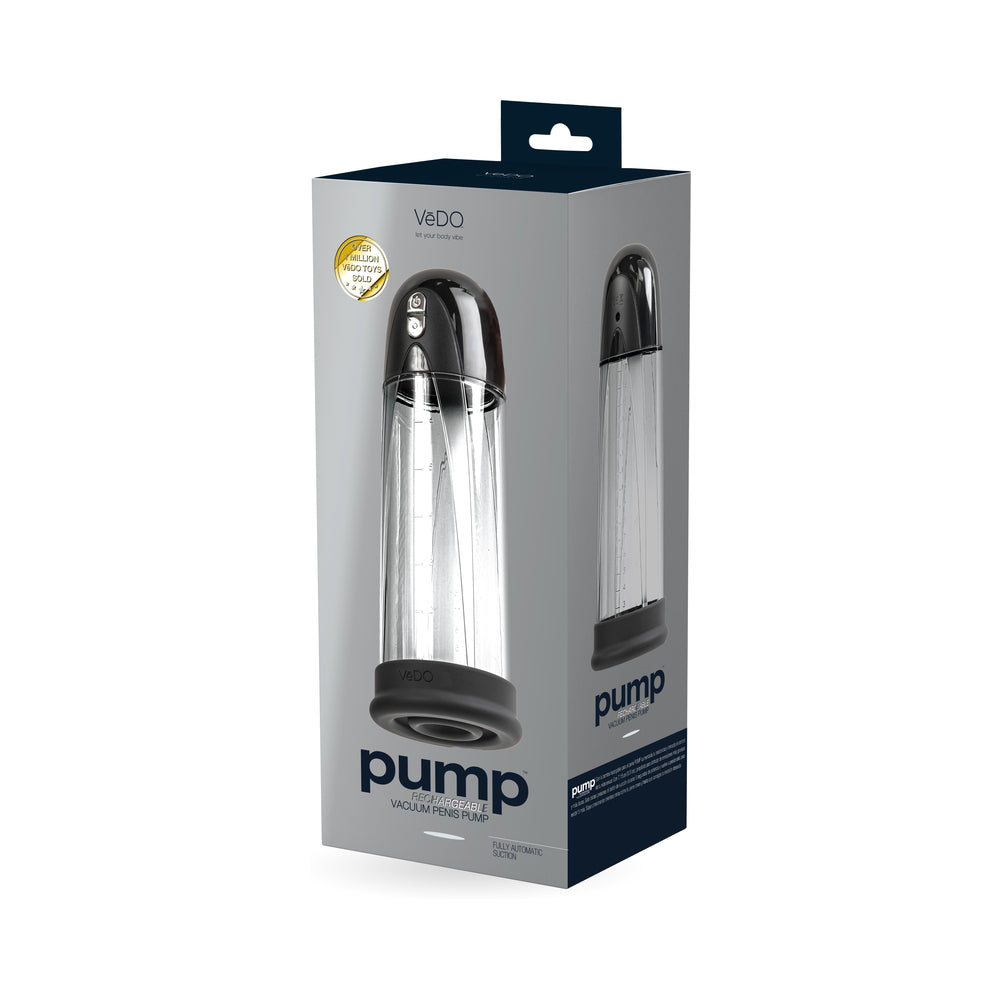 VEDO - PUMP RECHARGEABLE VACUUM PENIS PUMP BLACK