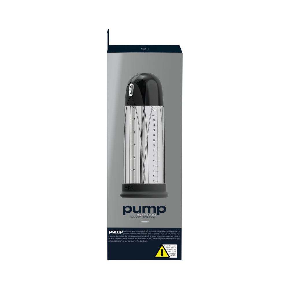 VEDO - PUMP RECHARGEABLE VACUUM PENIS PUMP BLACK