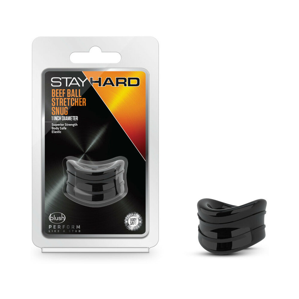 BLUSH - STAY HARD BEEF BALL STRETCHER SNUG 2,5 CM. PRETO