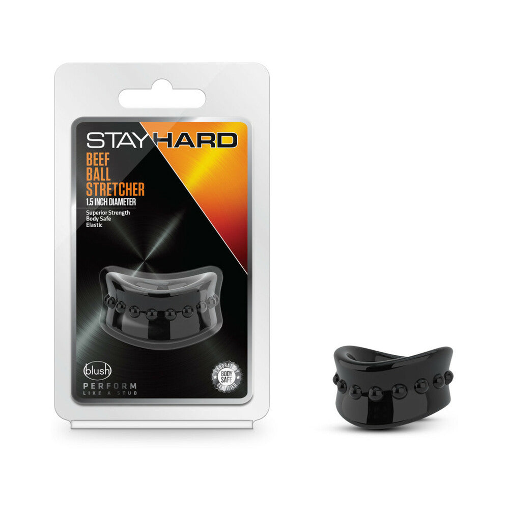 BLUSH - STAY HARD BEEF BALL STRETCHER 1.5 IN. BLACK