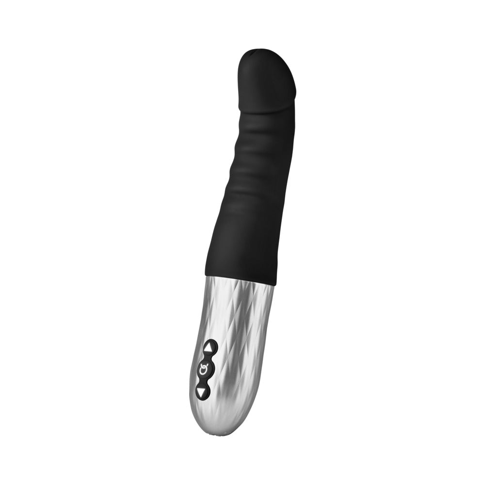 FORTO - THRUSTER RECHARGEABLE SILICONE THRUSTING G-SPOT VIBRATOR BLACK