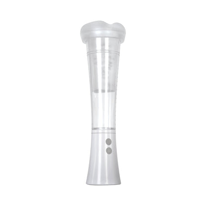 ZERO TOLERANCE - SUCKING GOOD RECHARGEABLE VIBRATING VACUUM PUMP STROKER CLEAR/WHITE