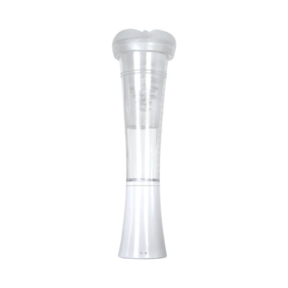 ZERO TOLERANCE - SUCKING GOOD RECHARGEABLE VIBRATING VACUUM PUMP STROKER CLEAR/WHITE