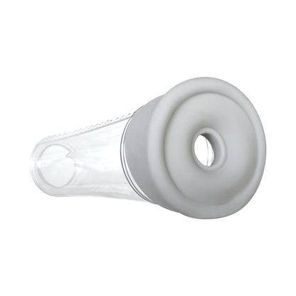 ZERO TOLERANCE - SUCKING GOOD RECHARGEABLE VIBRATING VACUUM PUMP STROKER CLEAR/WHITE