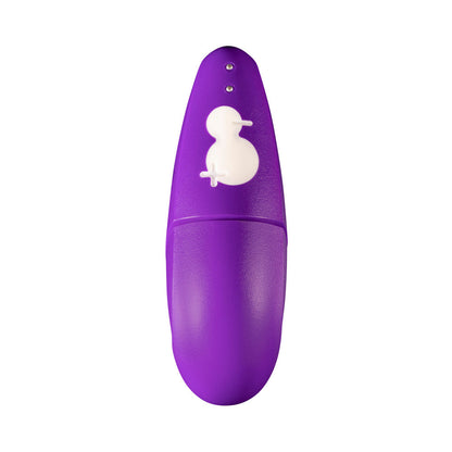 ROMP - FREE RECHARGEABLE SILICONE AIR-PULSE CLITORAL VIBRATOR PURPLE