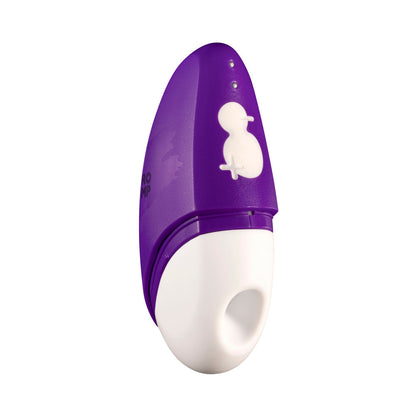 ROMP - FREE RECHARGEABLE SILICONE AIR-PULSE CLITORAL VIBRATOR PURPLE