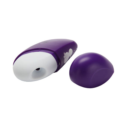 ROMP - FREE RECHARGEABLE SILICONE AIR-PULSE CLITORAL VIBRATOR PURPLE