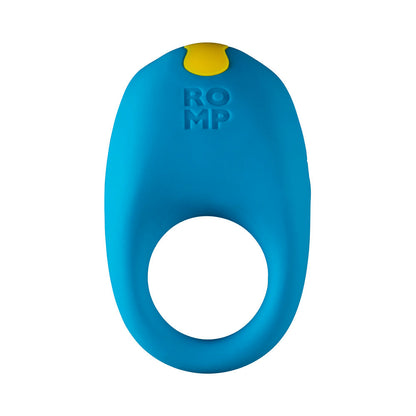 ROMP - JUKE RECHARGEABLE SILICONE VIBRATING PENIS RING LIGHT BLUE