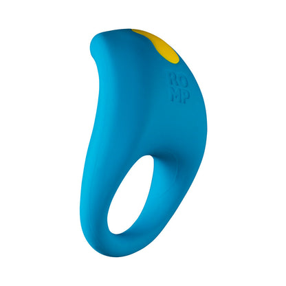 ROMP - JUKE RECHARGEABLE SILICONE VIBRATING PENIS RING LIGHT BLUE