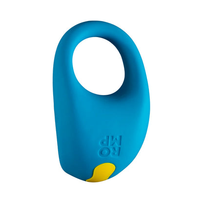 ROMP - JUKE RECHARGEABLE SILICONE VIBRATING PENIS RING LIGHT BLUE
