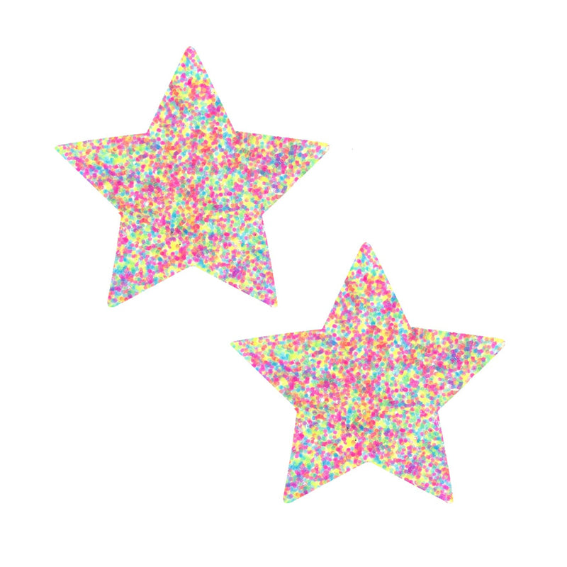 NEVA NUDE - PASTIE ESTRELA SPRANKLES NEON UV