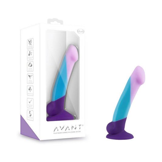BLUSH - AVANT D16 PURPLE HAZE 7 IN. SILICONE DILDO WITH SUCTION CUP