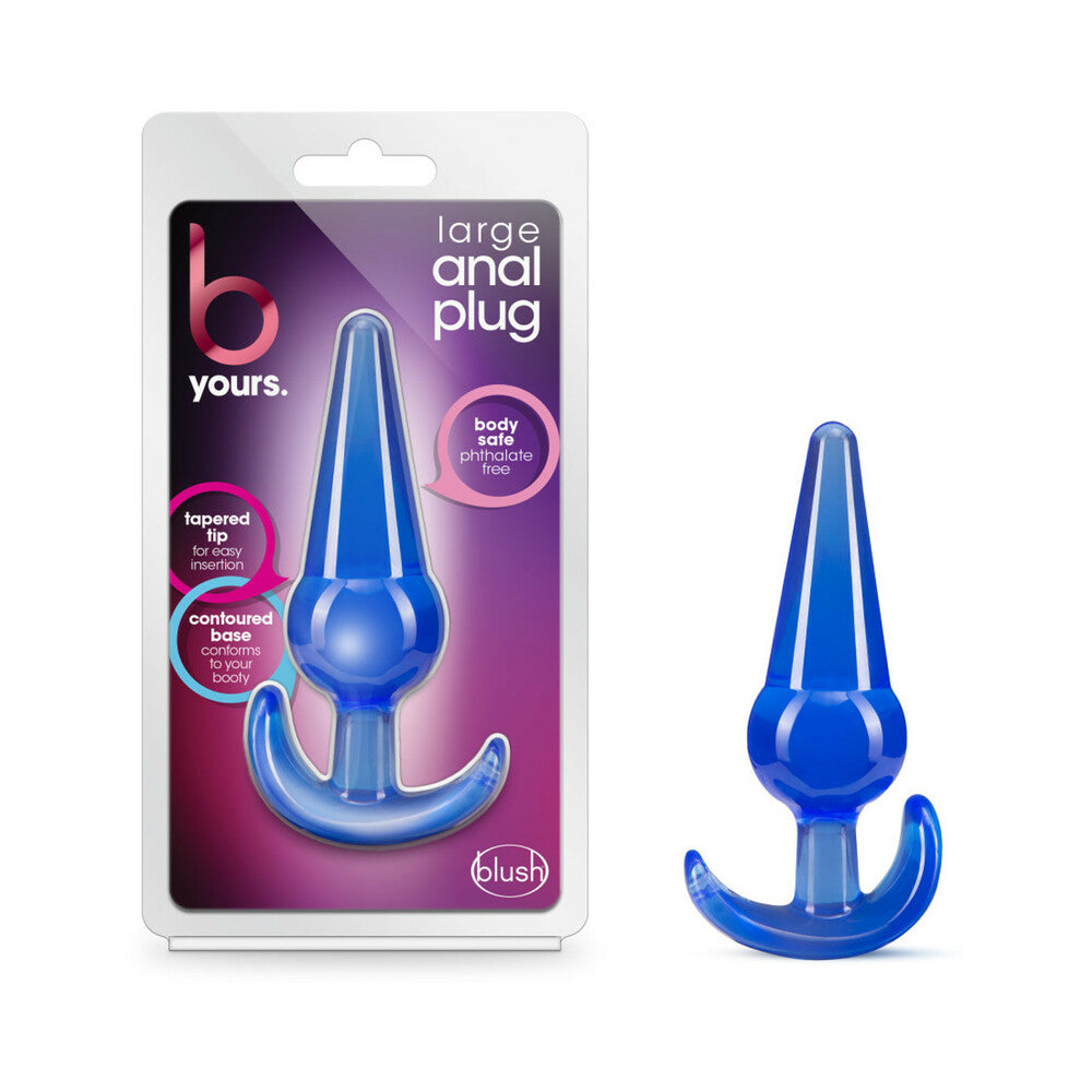 BLUSH - B YOURS ANAL PLUG LARGE BLUE