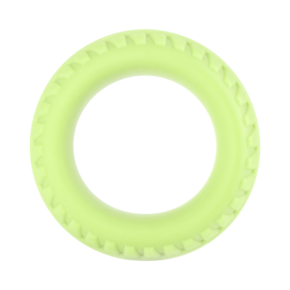 FORTO - ANEL PENIANO EM SILICONE LÍQUIDO F-12 35MM GLOW