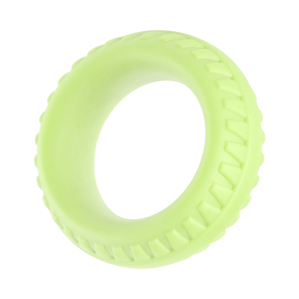 FORTO - ANEL PENIANO EM SILICONE LÍQUIDO F-12 35MM GLOW