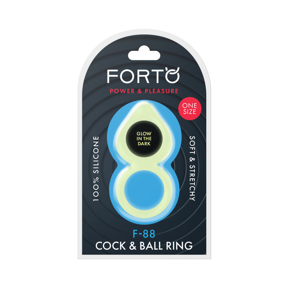 FORTO - F-88 LIQUID SILICONE COCK & BALL RING GLOW
