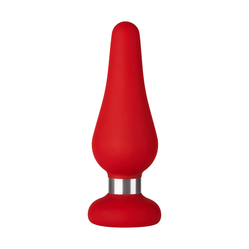FORTO - F 21 TAMPÃO ANAL DE SILICONE EM FORMA DE GOTA MÉDIO