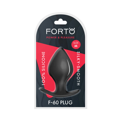 FORTO - F 60 ESPADA PLUG ANAL DE SILICONE MÉDIO