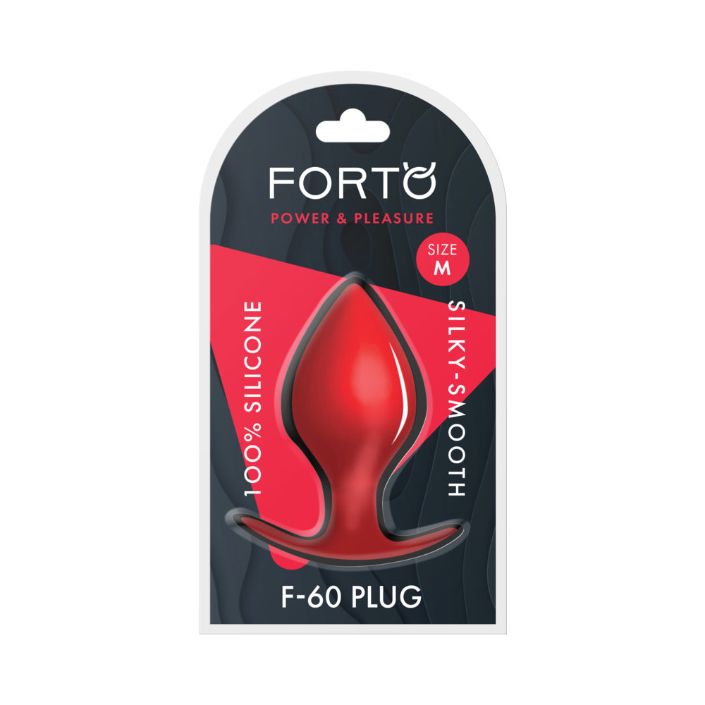 FORTO - F 60 ESPADA PLUG ANAL DE SILICONE MÉDIO
