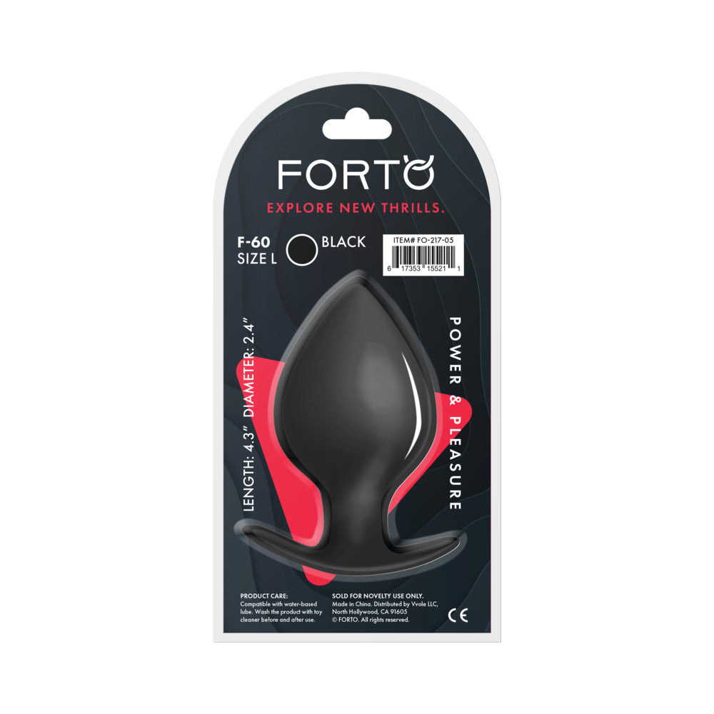 FORTO - F 60 LARGE SILICONE ANAL SPADE PLUG