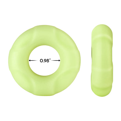 FORTO - F-33 LIQUID SILICONE COCKRING LARGE GLOW