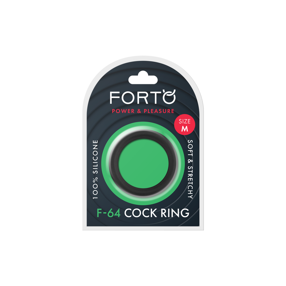 FORTO - F 64 WIDE LIQUID SILICONE COCK RING MEDIUM