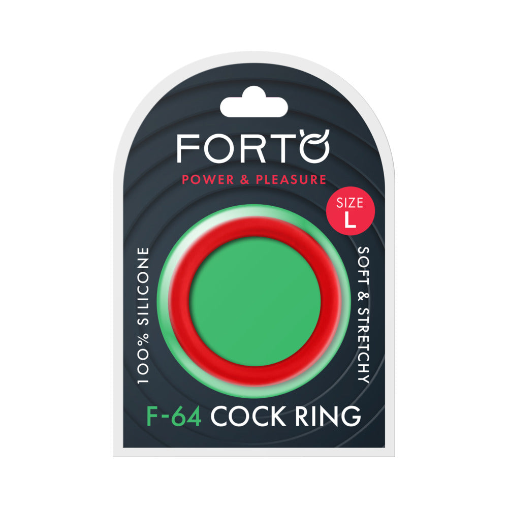 FORTO - F 64 WIDE LIQUID SILICONE COCK RING LARGE