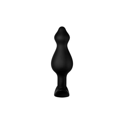 FORTO - F-78 ANAL PLUG DE SILICONE PONTIAGUDO PEQUENO PRETO