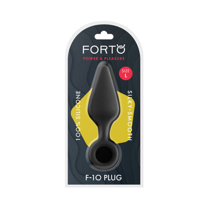 FORTO - F 10 SILICONE ANAL PLUG WITH PULL RING LARGE