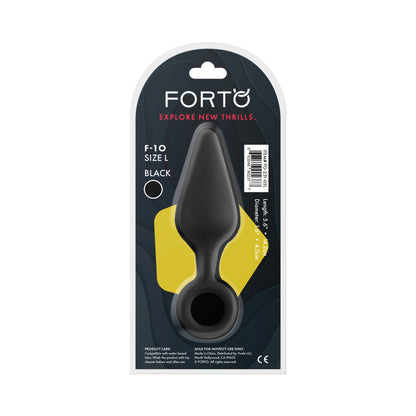 FORTO - F 10 SILICONE ANAL PLUG WITH PULL RING LARGE
