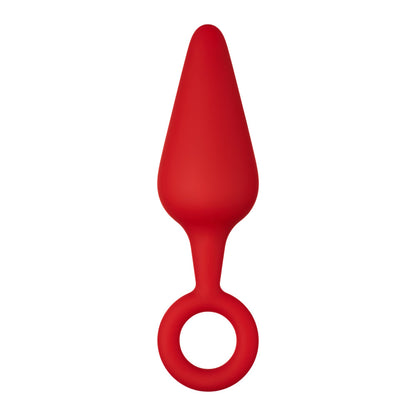FORTO - F 10 SILICONE ANAL PLUG WITH PULL RING LARGE