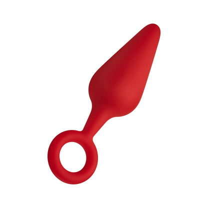 FORTO - F 10 SILICONE ANAL PLUG WITH PULL RING LARGE